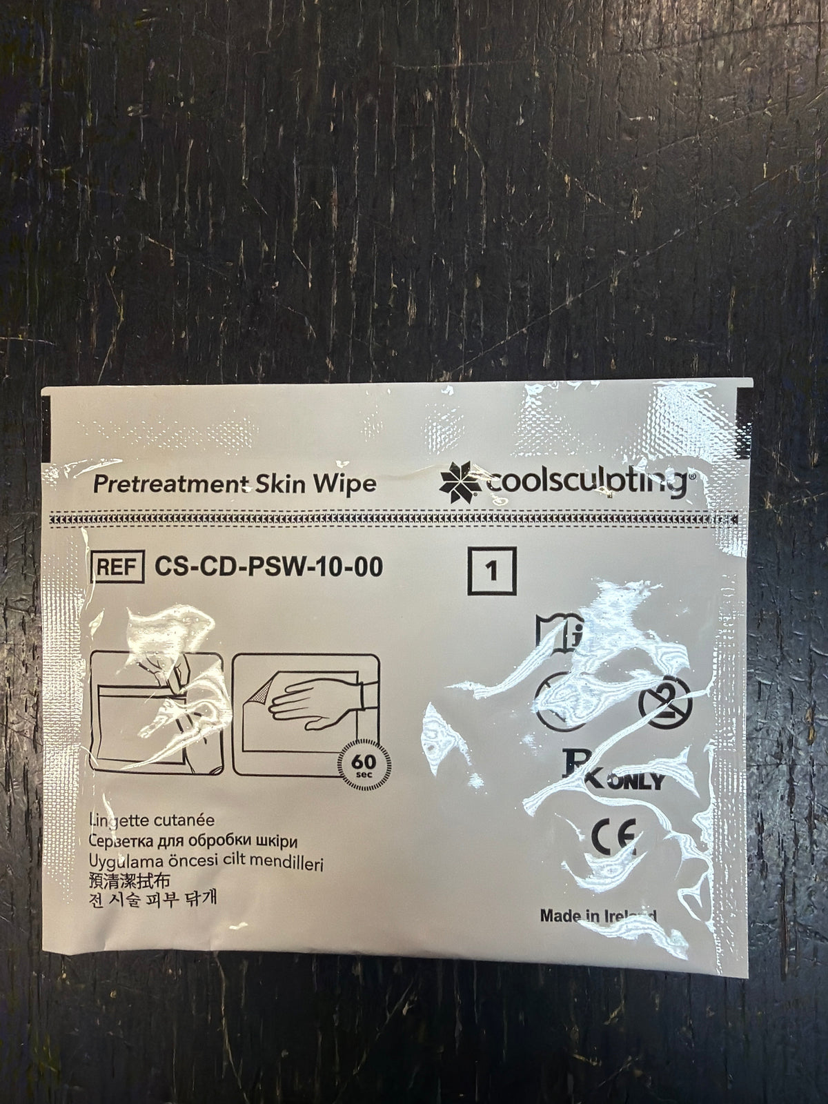 CoolSculpting Pretreatment Skin Wipe CS-CD-PSW-10-00 – Single Packet