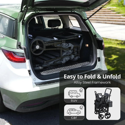 Momfann Stroller Wagon for Kids – 2-Seater All-Terrain Baby Wagon