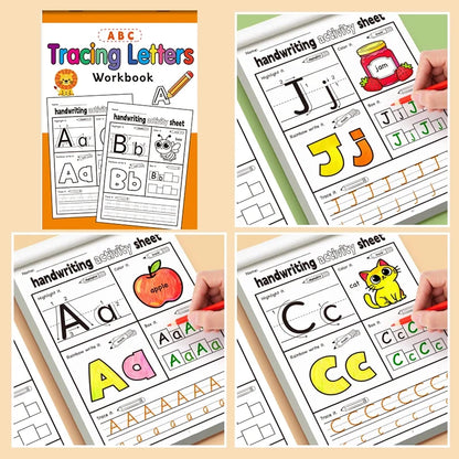 Fun Activity Copybook | English Letter Handwriting Exercise Book for Kids
