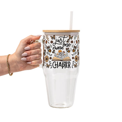 Just One More Chapter Glass Cups